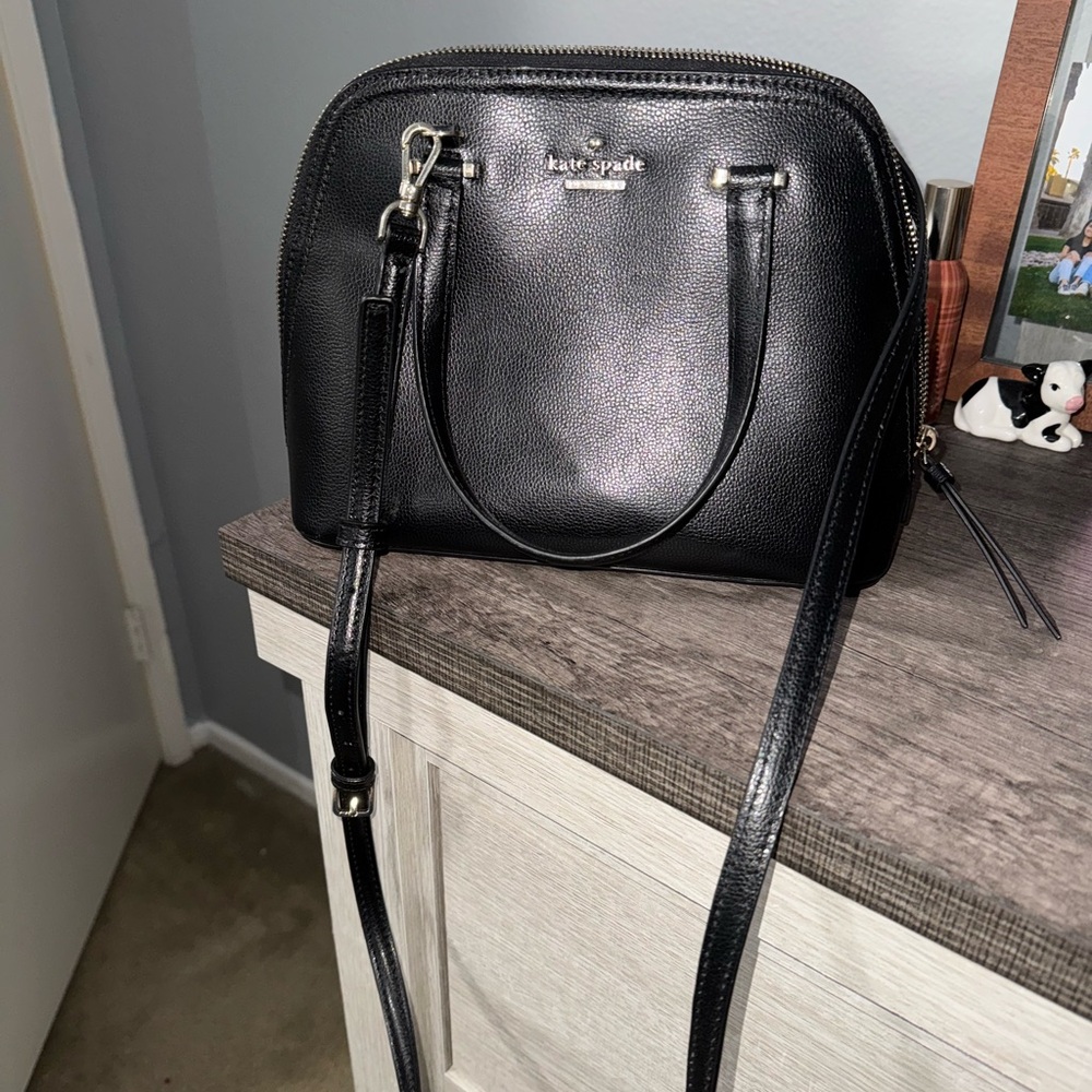 Kate Spade Sleek Black Crossbody Bag